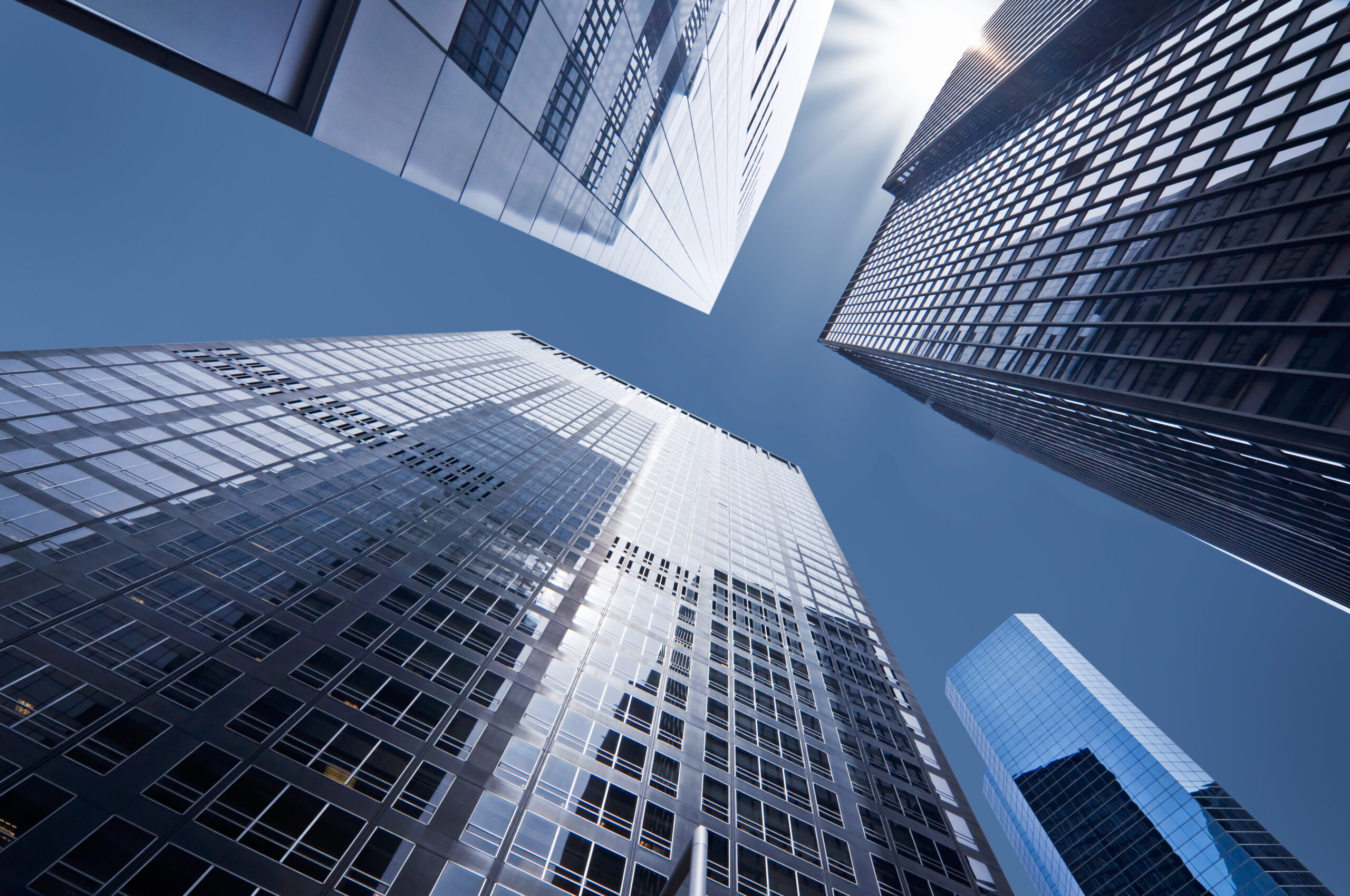 Buildings en contre plonge New York